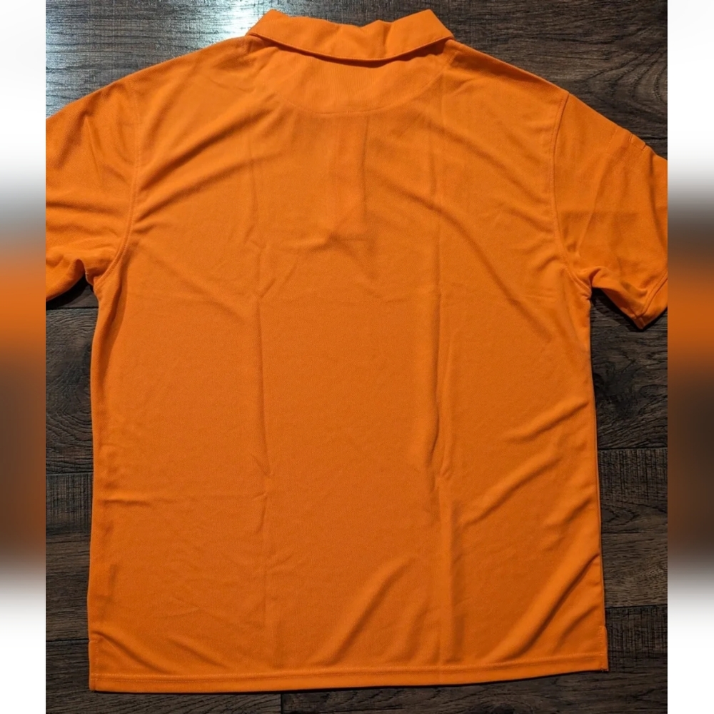 Zity Mens Polo Size XL Bright Orange NWT High Function Temp Control Muscle Move - Picture 13 of 16